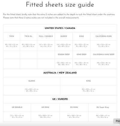 MagicLinen - Striped in natural fitted sheet: US Queen