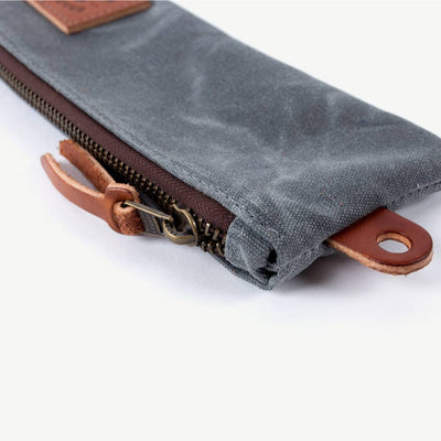 Pencil Zip Pouch - Charcoal