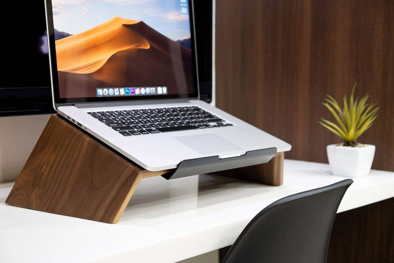 Maple Walnut Laptop Stand