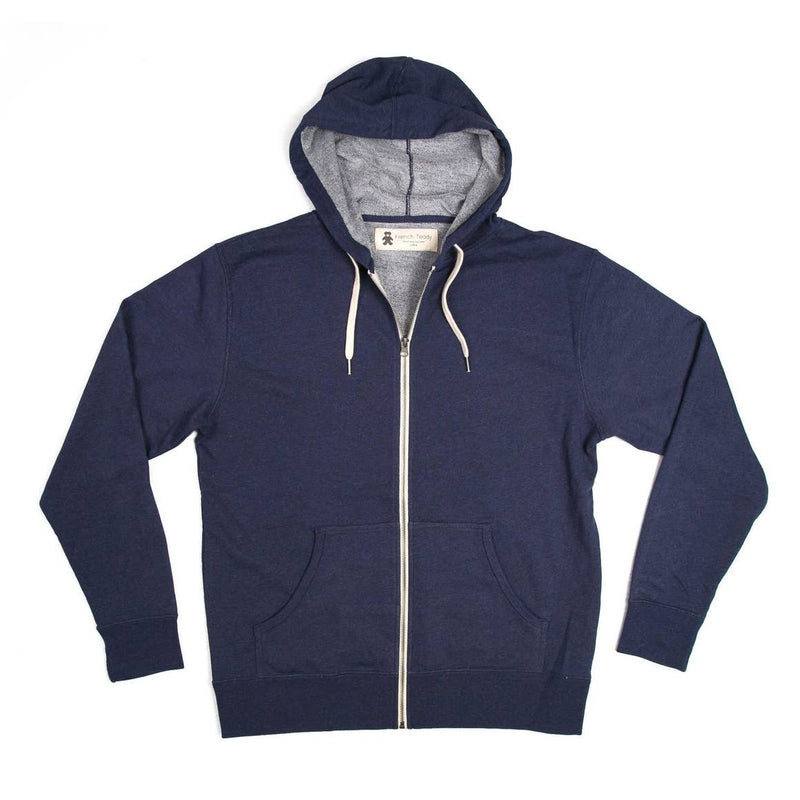 French Teddy Zipper - Navy