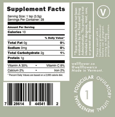 Matcha Adaptogenic Cycle Blend for Tonics Smoothies Lattes