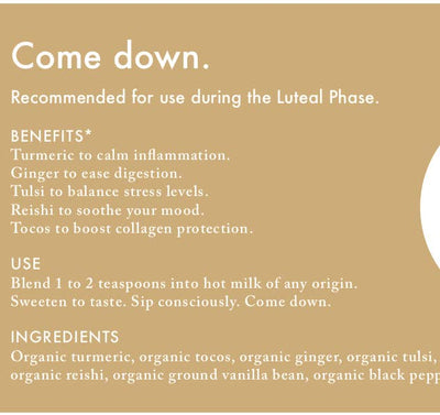 Turmeric Adaptogenic Cycle Blend for Tonics Smoothies Lattes