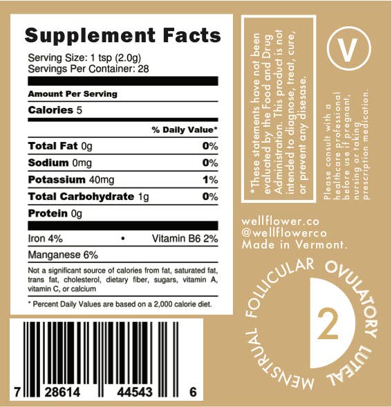 Matcha Adaptogenic Cycle Blend for Tonics Smoothies Lattes