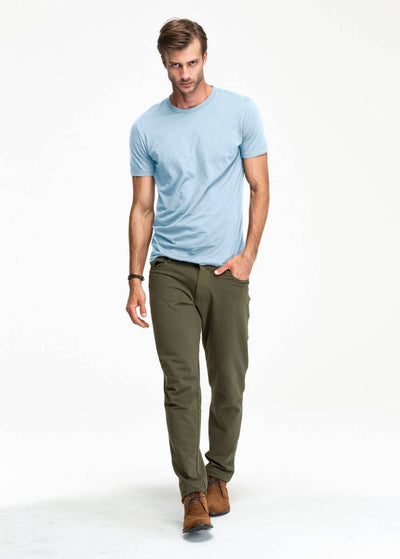 Softest Tee | Faded Light Blue