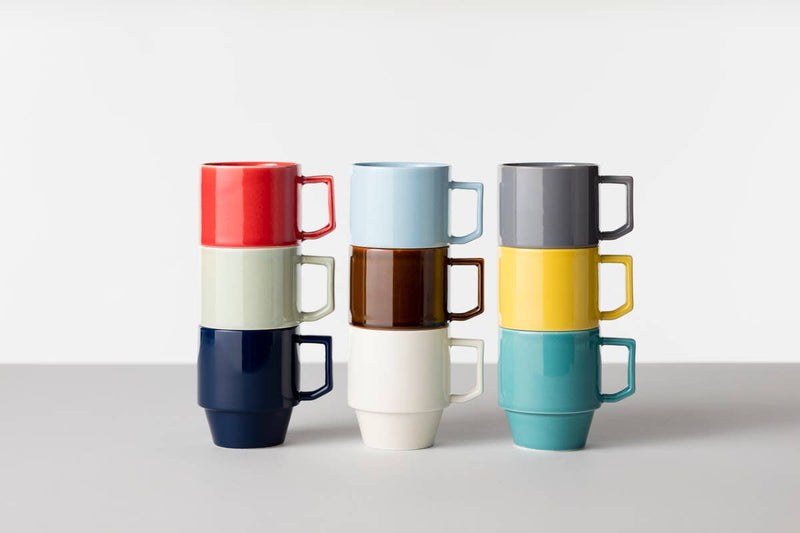 Coffee Brown Block Mug