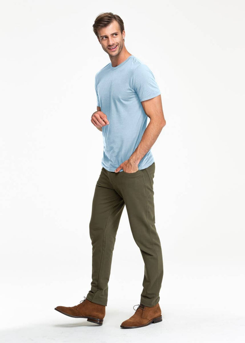 Softest Tee | Faded Light Blue