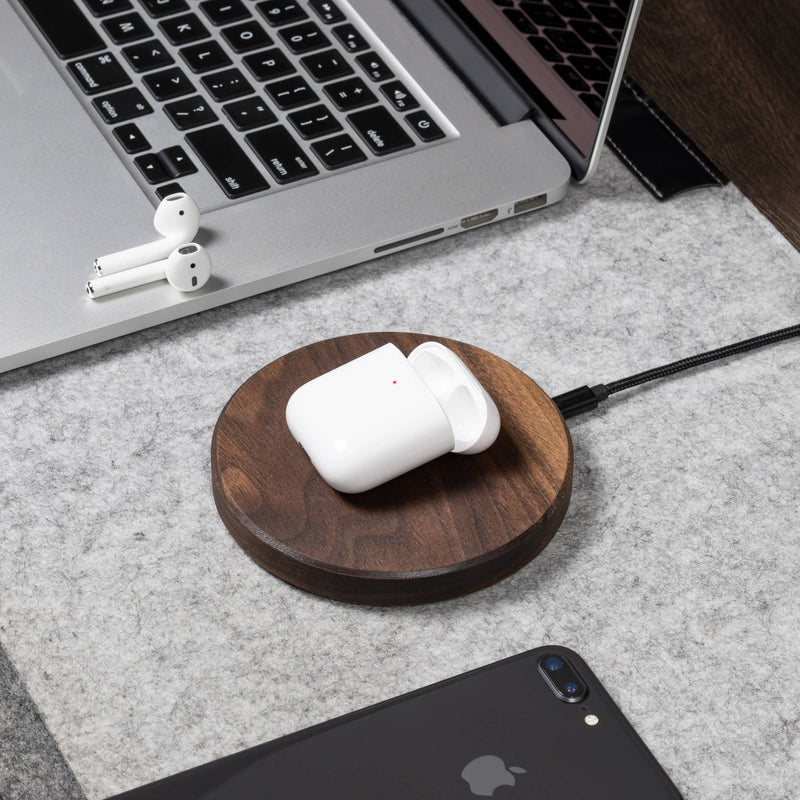 WALNUT Slim Wireless Charging Pad
