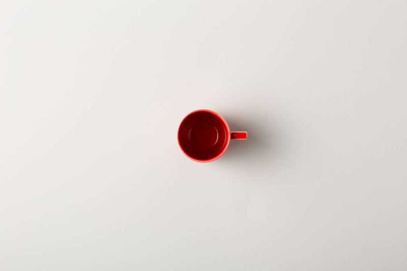 Cherry Red Block Mug